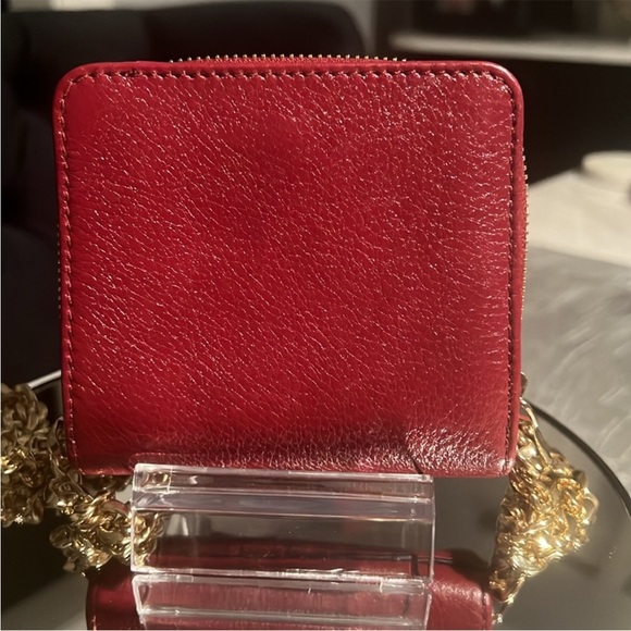 AUTHENTIC CHLOE’ LEATHER BIFOLD COMPACT WALLET CONVERTED TO WOC - Picture 3 of 6